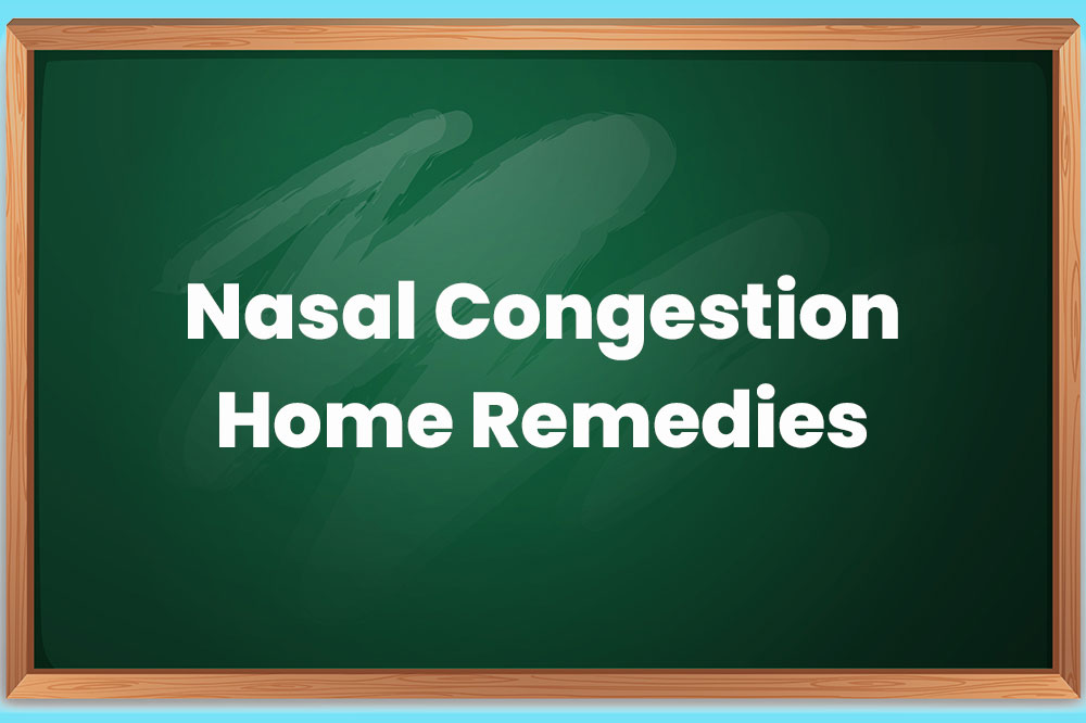 Home remedies that help relieve nasal congestion in children